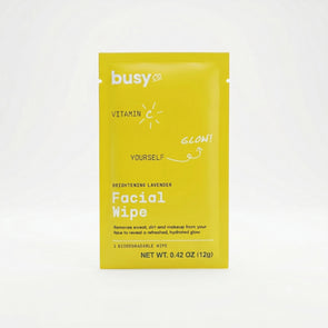 Glow Facial Wipes – Vitamin C & Hyaluronic Acid, Individually Wrapped