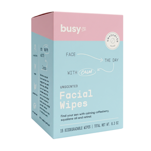 Calm Unscented Facial Wipes