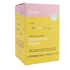 Brightening Lavender Deodorant Wipes