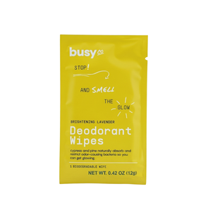 Brightening Lavender Deodorant Wipes