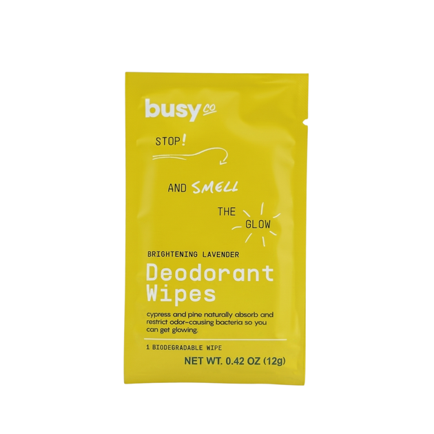 Brightening Lavender Deodorant Wipes