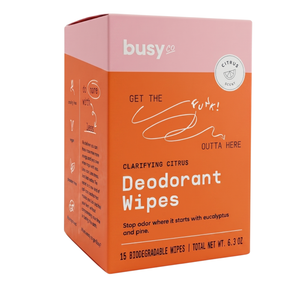 Clarifying Citrus, Deodorant Wipes