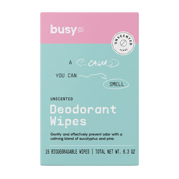 Calm Line Deodorant Wipes, 15 Count