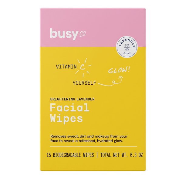 Glow Facial Wipes, 15 Count