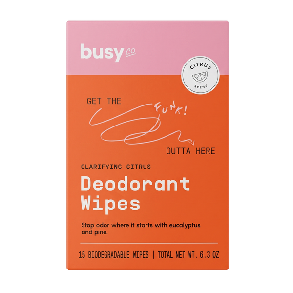 Refresh Line Deodorant Wipes, 15 Count