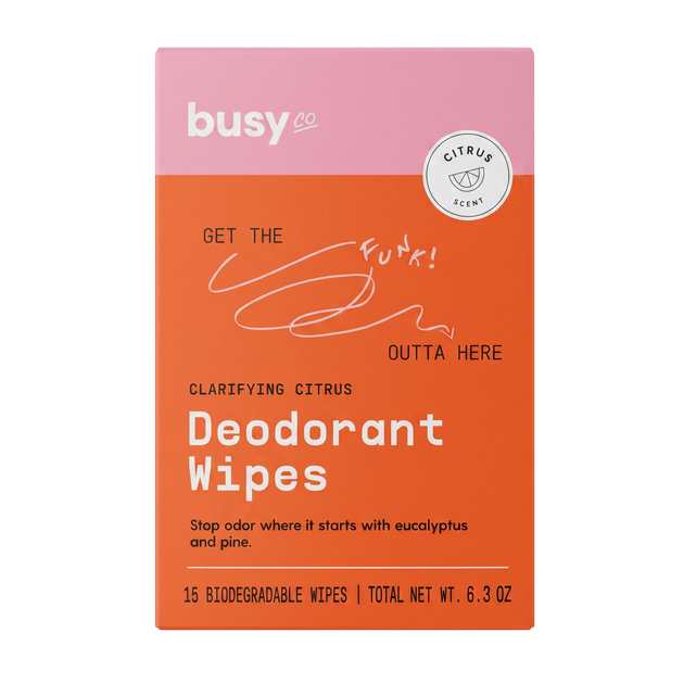 Refresh Deodorant Wipes, 15 Count